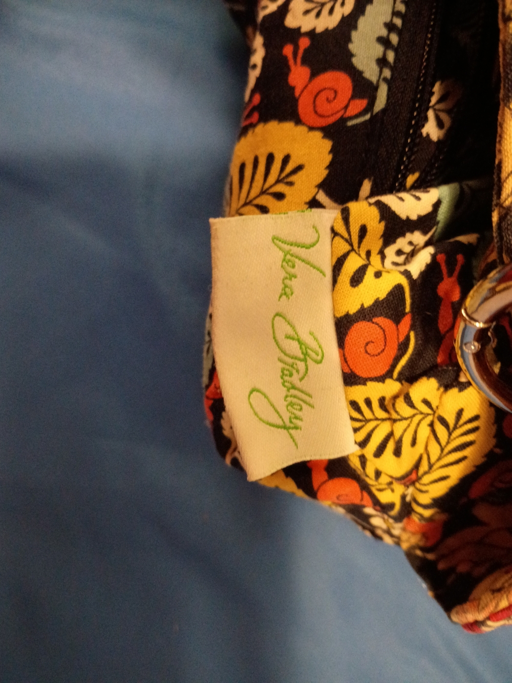 Vera Bradley Quilted Eloised Retired Floral Hand Bag - Picture 4 of 5